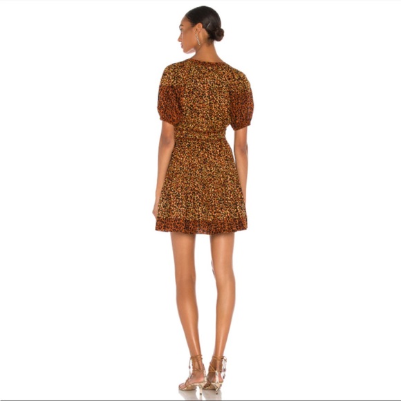 ULLA JOHNSON Mariana leopard print mini dress - Picture 10 of 10